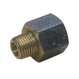10mm X 6mm Brass Socket Male x Female BSP 3/8 x 1/4