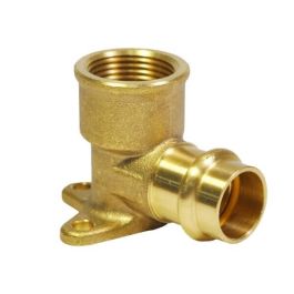 Lugged Elbow 15mm BSP Female X 1/2" Gas Copper Press