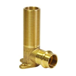 Lugged Elbow 15mm BSP Male 70mm X 1/2" Gas Copper Press