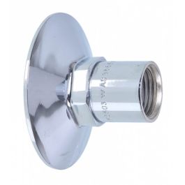 15mm X 50mm Chrome Bib Extension Brass Female BSP LF 1/2"