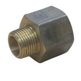 15mm x 10mm Brass Socket Male x Female BSP LF 1/2 x 3/8