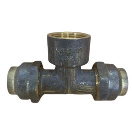 20C X 20C X 20mm Female BSP Tee Flare Compression DUT LF