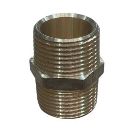 20mm Brass Hex Nipple BSP LF