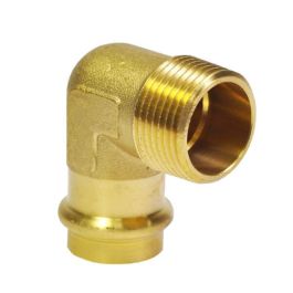 20mm Elbow Male BSP X 20mm Gas Copper Press