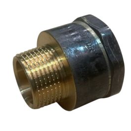 25mm x 20mm Brass Socket Male x Female BSP LF