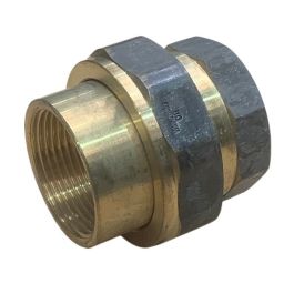 25mm Brass Barrel Union Female BSP LF