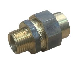20mm Brass Barrel Union Male x Female BSP LF