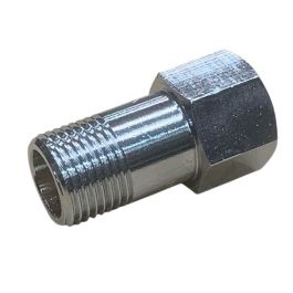 15mm X 50mm Chrome Brass Extension Male x Female BSP LF 1/2"