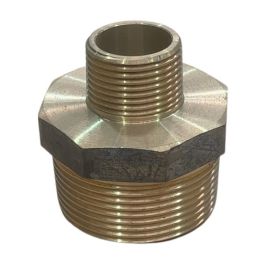 40mm X 20mm Brass Hex Nipple BSP LF