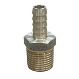 15mm Male X 10mm Hose Barb Brass BSP LF 1/2 x 3/8