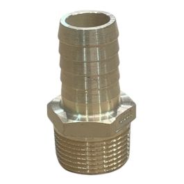 20mm Male X 20mm Hose Barb Brass BSP LF