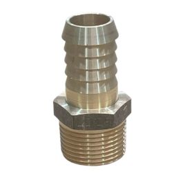 25mm Male X 25mm Hose Barb Brass BSP LF