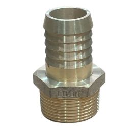 32mm Male X 32mm Hose Barb Brass BSP LF