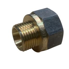 20mm X 15mm Brass Socket Male x Female BSP LF