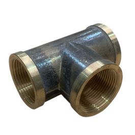 40mm Brass Tee BSP LF 1-1/2"