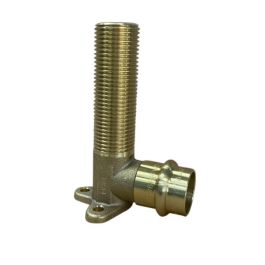 Lugged Elbow 20mm BSP Male 90mm X 20mm Gas Copper Press